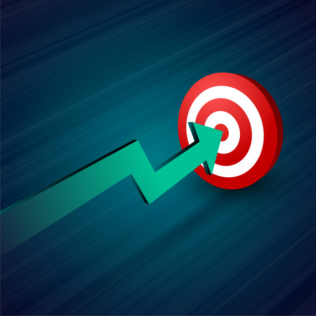 arrow-moving-towards-target-business-background_1017-20819