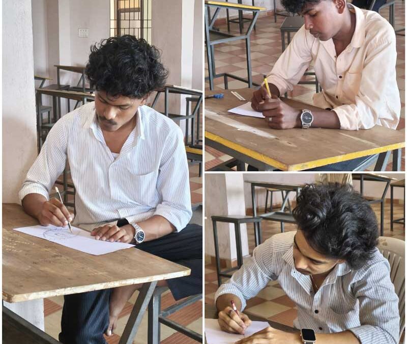 Drawing Competition as a part of the observance of National Youth Day