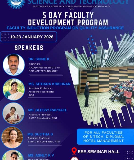 Faculty Induction Program on Quality Assurance