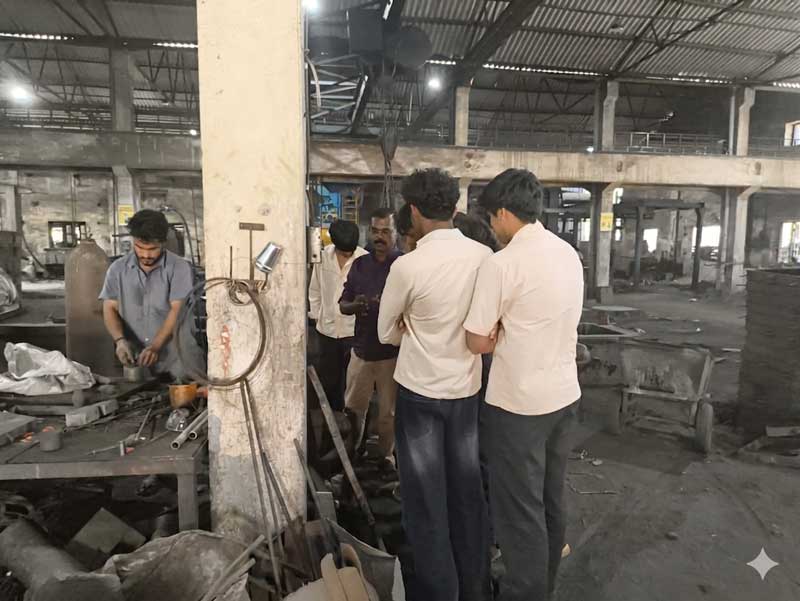 Industrial visit to Steel Industries Limited Kerala (SILK)