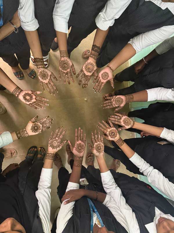 Mehendi Competition - Rajadhani Institute of Science & Technology